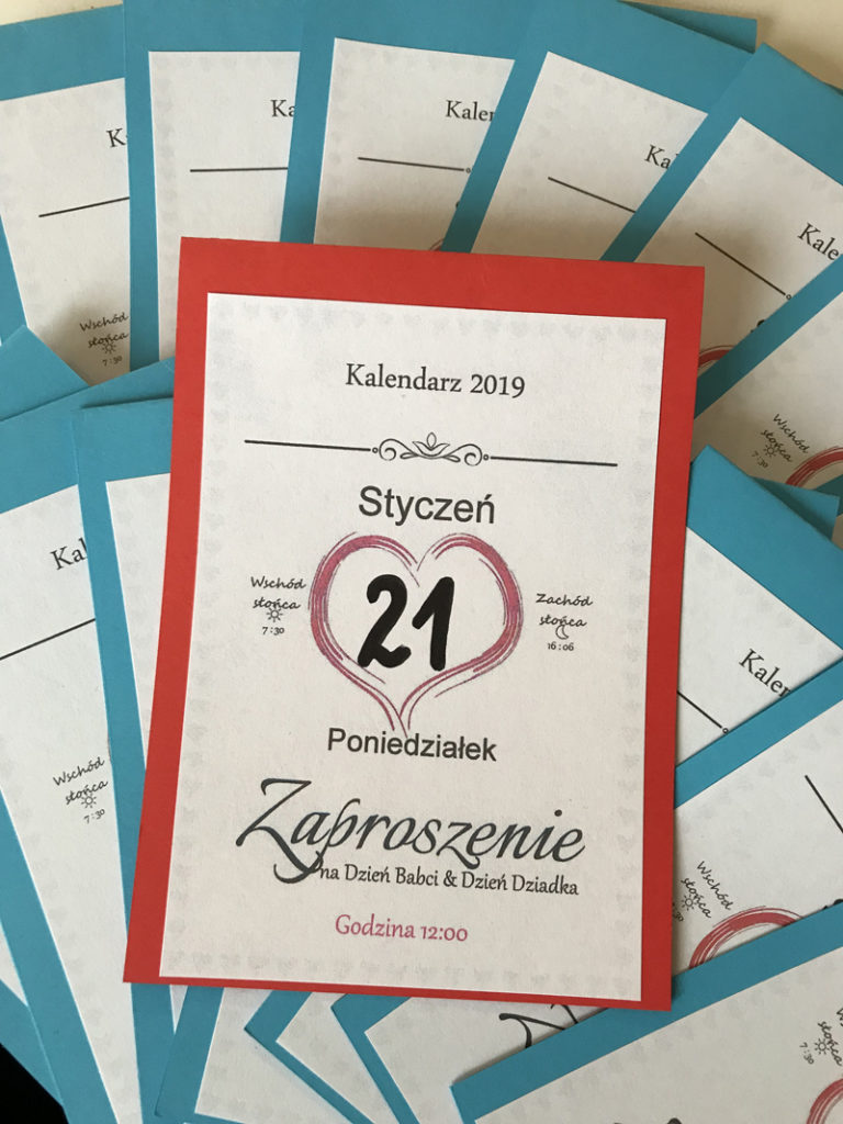 Zaproszenie na dzień Babci i Dziadka
